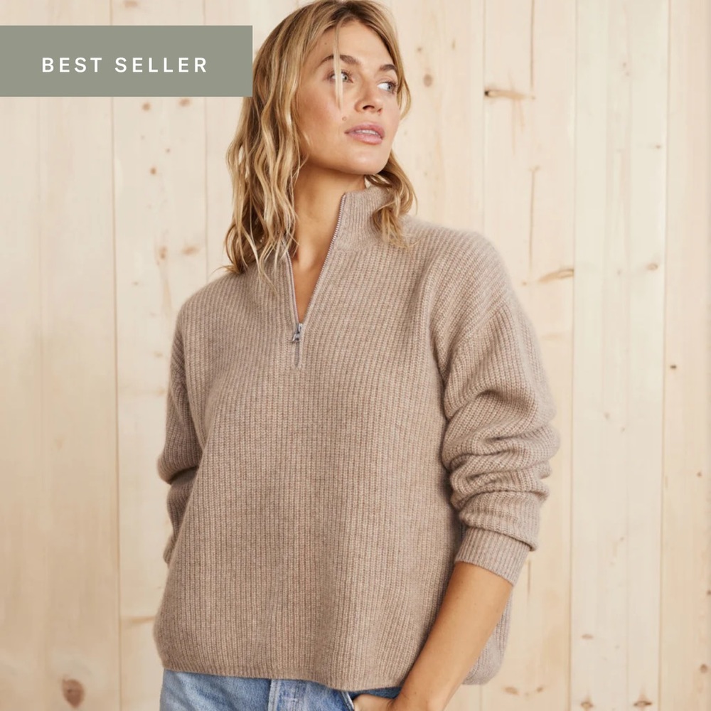 Jenni Kayne - Size XS - fisherman half zip NWT